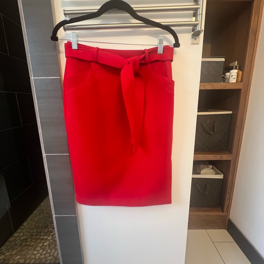 Elegant Banana Republic Red Women's Skirt